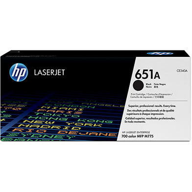  651A Black Toner Cartridge (13,500 Pages) 